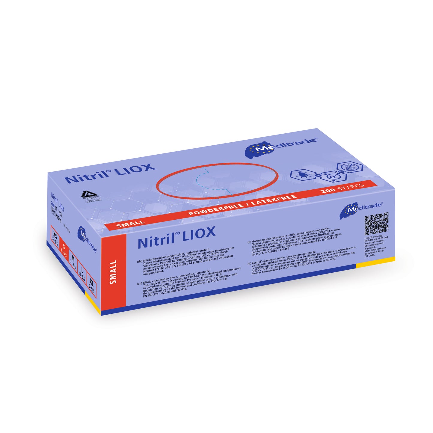 Meditrade Nitril® Lionch vizsgálati kesztyű