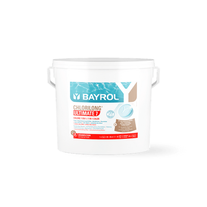 BAYROL Chlorilong® ULTIMATE7 kétfázisú klórtabletta 7 funkcióval