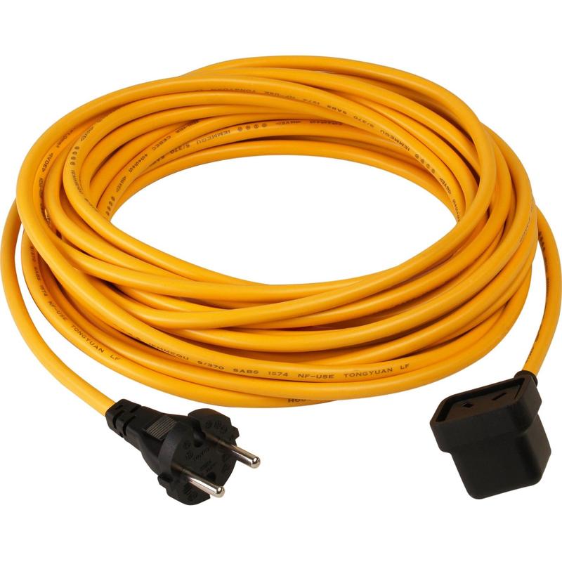 Numatic tápkábel 2 vezetékes, 10 m x 1,50 mm, NuCable, sárga | Csomag (1 db)