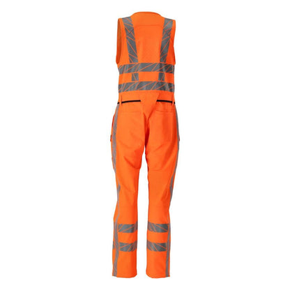 Kombinált nadrág combzsebekkel, sztreccs kombinált nadrág, hi-vis narancs