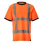 Póló, modern szabású póló, hi-vis narancs