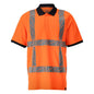 Pólóing, modern szabású póló, hi-vis narancs