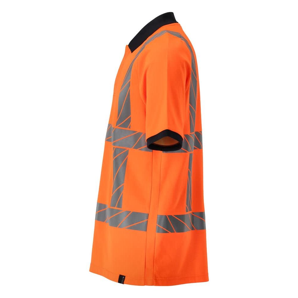 Pólóing, modern szabású póló, hi-vis narancs