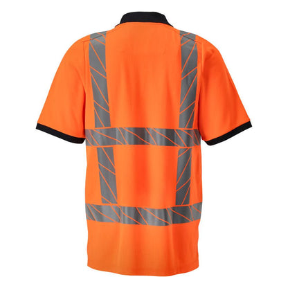 Pólóing, modern szabású póló, hi-vis narancs