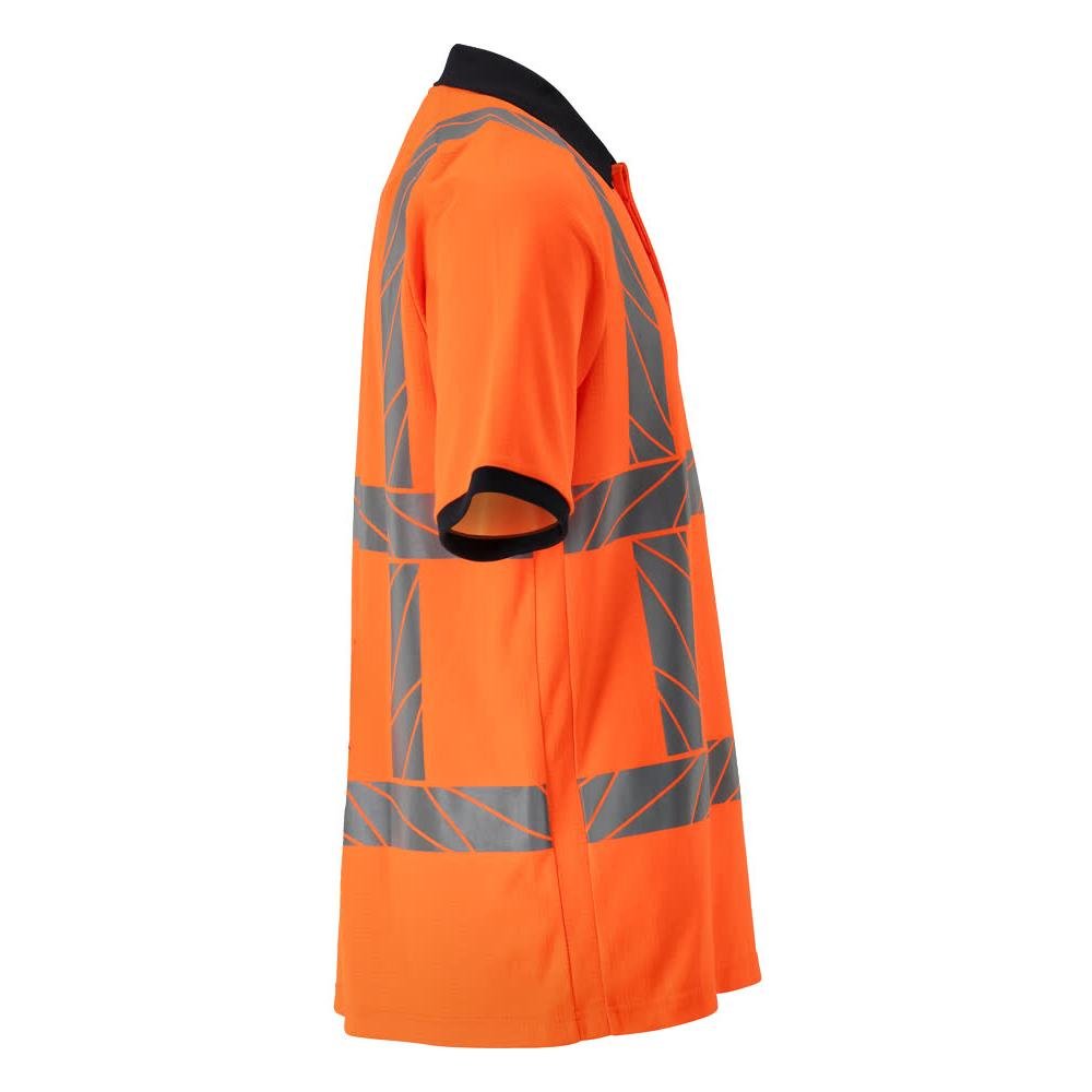 Pólóing, modern szabású póló, hi-vis narancs