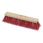 A Nölle Profi Brush Elaston utcai seprű 40 cm (nyeregfa, 6x18 sor) a Nölle Profi Brush Kefe- és Ecsettechnika e.K.-tól, piros Elaston sörtékkel, nyél nélkül fehér alapon van ábrázolva.