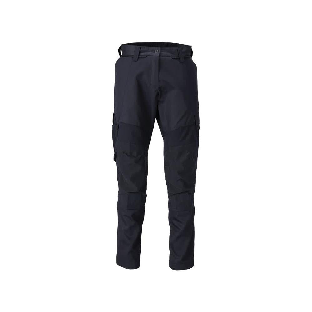 Nadrág térdzsebekkel, női nadrág, fekete-kék