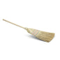 A Nölle Profi Brush rizsszalma seprű 130 cm, 5-öltéses a hatékony sepréshez (1 darab) a Nölle Profi Brush Kefe- és Ecsettechnika e.K.-től hosszú fa nyéllel és szorosan kötött sörtékkel rendelkezik, amelyek átlósan állnak fehér alapon.