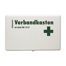 KIEL KU fehér elsősegélydoboz, standard tartalommal, DIN 13157 szerint