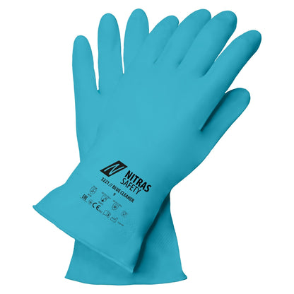 NITRAS BLUE CLEANER, vegyszeres kesztyű, kék