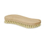 A Nölle Profi Brush Scheuerbürste Thermo-PET S-Form (20 cm) a Nölle Profi Brush Bürsten- & Pinseltechnik e.K. cégtől egy hőálló fa súrolókefe merev, világos sörtékkel és ergonomikusan hajlított nyéllel, fehér háttéren ábrázolva.