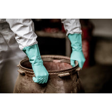 NITRAS GREEN BARRIER, vegyvédelmi kesztyű, zöld