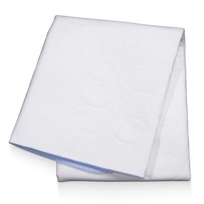 AMPri MED-COMFORT ágyvédő alátét mosható 75 x 90 cm, kék/fehér | Csomag (1 db)
