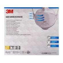 3M™ Aura™ Comfort Részecskemaszk 9310+, FFP1, szelep nélkül, 20 db-os csomag | Csomag (20 db)