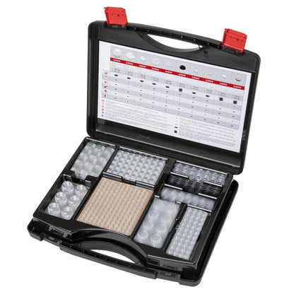 3M™ Bumpon™ Set 017 rugalmas pufferek, több mint 700 darabos tok, átlátszó és fekete | Csomag (1 szett)