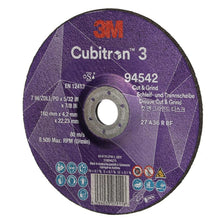 3M™ Cubitron™ 3 Cut and Grind csiszolókorong, 94542, 36+, T27, 180 mm x 4,2 mm x 22,23 mm, EN, 10/csomag, 20 db/PU | Csomag (10 db)