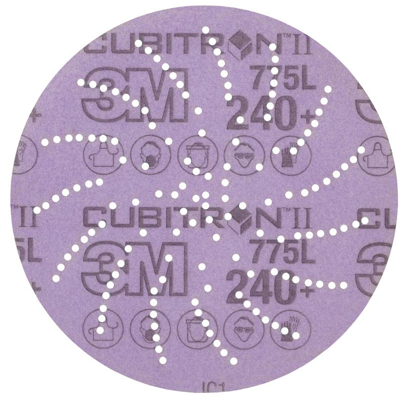 3M Xtract™ Cubitron™ II filmtárcsa 775L, 125 mm, 240+, többlyukú | Csomag (50 db)