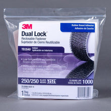 3M™ Dual Lock™ TB3540, fekete, 25 mm x 3 m, 5,7 mm, 40 fej/cm2, Beltéri | Táska (1 db)