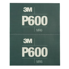 3M™ Hookit™ rugalmas csiszolócsíkok 270J, zöld, 140 mm x 171 mm, P600, 34339 | Karton (1 csomag)