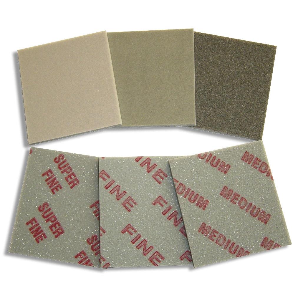 3M™ csiszolószivacs kézi rögzítés, 90 mm x 100 mm x 5 mm, közepes | Csomag (50 db)