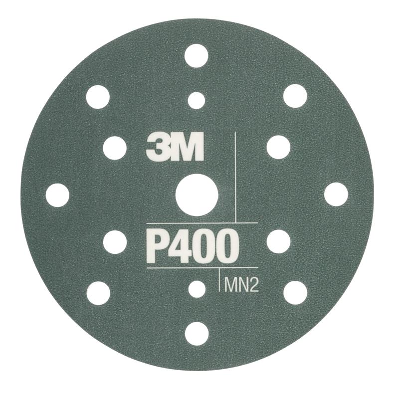 3M™ Hookit™ rugalmas csiszolótárcsa 270J, 150 mm, 15 lyuk, P400, 34417 | Kartondoboz (1 db)