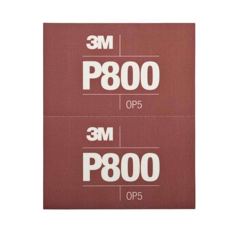 3M™ Hookit™ rugalmas csiszolócsíkok 270J, barna, 140 mm x 171 mm, P800, 34340 | Karton (1 csomag)