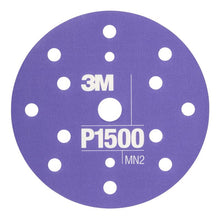 3M™ Hookit™ rugalmas csiszolótárcsa 270J, 150 mm, 15 lyuk, P1500, 34423 | Karton (1 csomag)