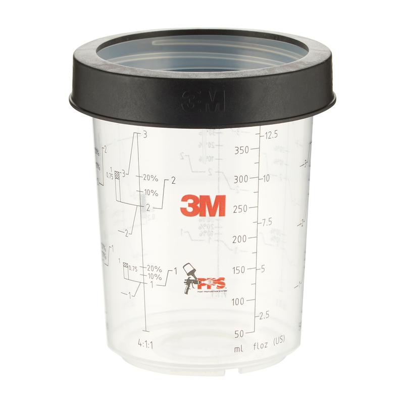 3M™ PPS™ külső csésze csavaros gyűrűvel, Midi, 400 ml, 16122 | Kiszerelés (400 ml)