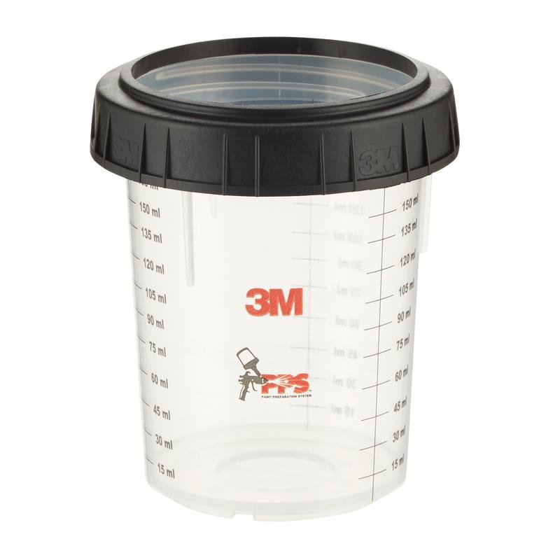 3M™ PPS™ külső csésze csavaros gyűrűvel, kicsi, 170 ml, 16115 | Kiszerelés (170 ml)
