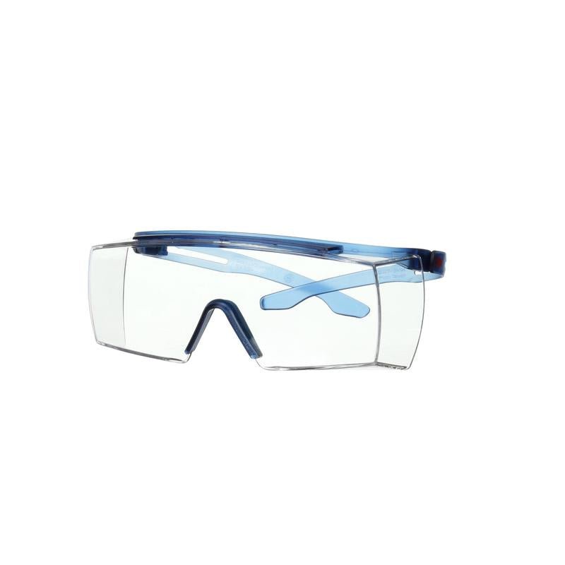 3M™ SecureFit™ 3700 felülszemüveg, kék szár, karcolásgátló bevonat + (K), átlátszó lencse, SF3701ASP-BLU-EU, 20 db/csomag | Csomag (1 db)