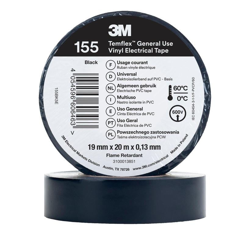 3M™ Temflex™ vinil szigetelőszalag 155 - 19mm x 20m