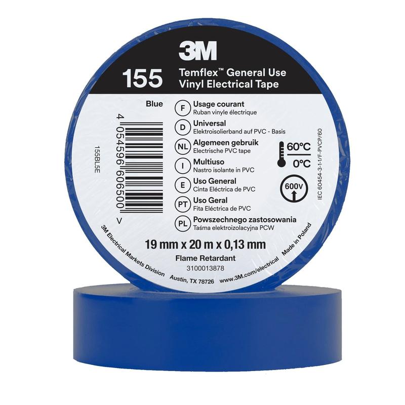 3M™ Temflex™ vinil szigetelőszalag 155 - 19mm x 20m