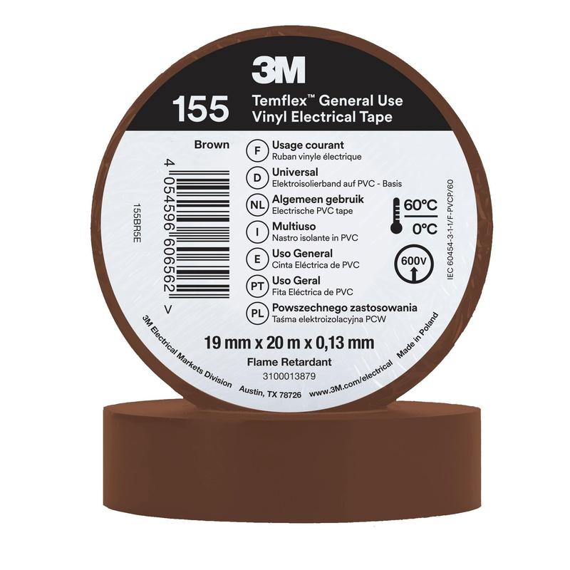 3M™ Temflex™ vinil szigetelőszalag 155 - 19mm x 20m