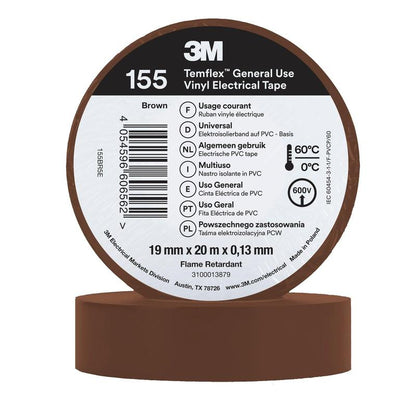 3M™ Temflex™ vinil szigetelőszalag 155 - 19mm x 20m