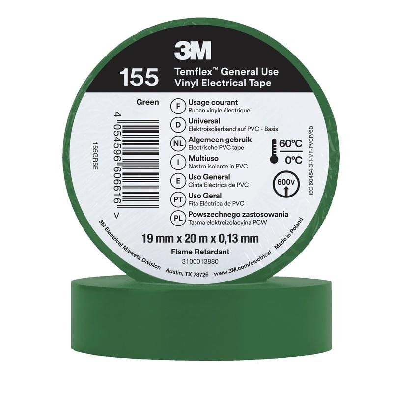 3M™ Temflex™ vinil szigetelőszalag 155 - 19mm x 20m
