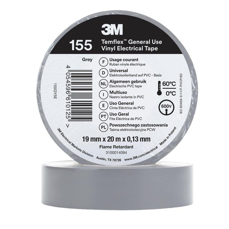 3M™ Temflex™ vinil szigetelőszalag 155 - 19mm x 20m