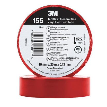 3M™ Temflex™ vinil szigetelőszalag 155 - 19mm x 20m