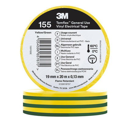 3M™ Temflex™ vinil szigetelőszalag 155 - 19mm x 20m