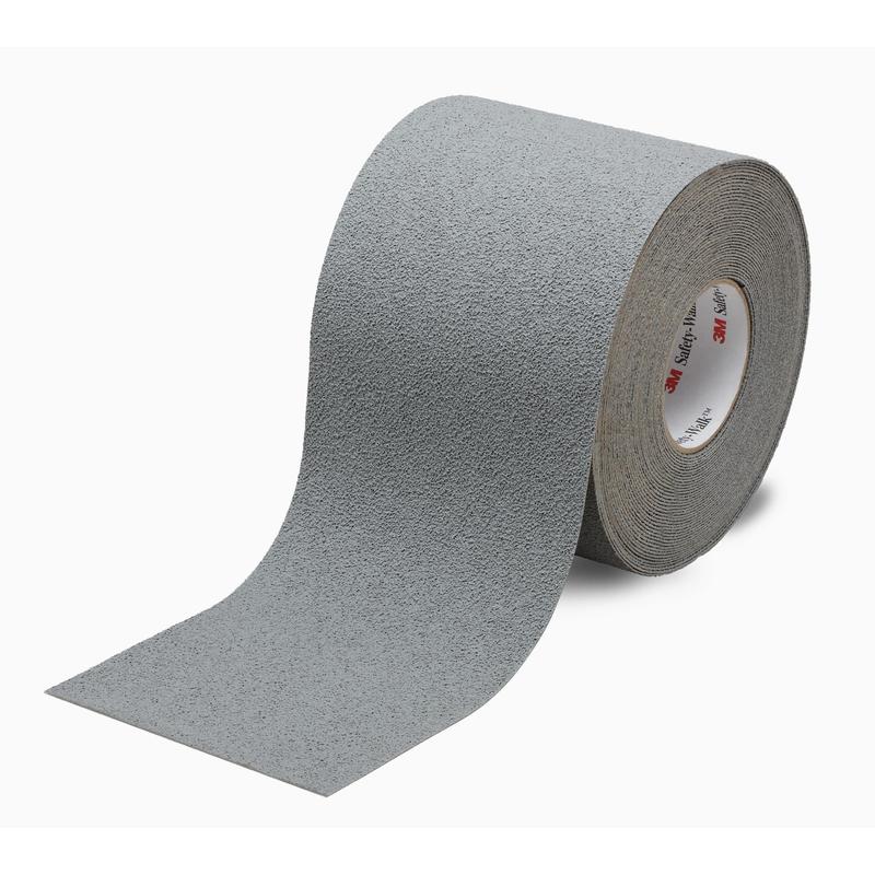3M™ Safety-Walk™ nedves zóna közepes (3. típus) 300-as sorozat, szürke, 100 mm x 18,3 m, 1 tekercs/tok | Csomag (1 tekercs)