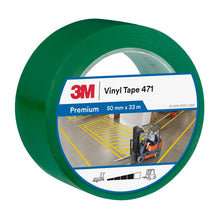 3M™ puha PVC szalag 471, zöld, 50 mm x 33 m, 0,14 mm, külön csomagolva | Csomag (1 tekercs)