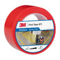 3M™ puha PVC szalag 471, piros, 50 mm x 33 m, 0,14 mm, külön csomagolva | Csomag (1 tekercs)