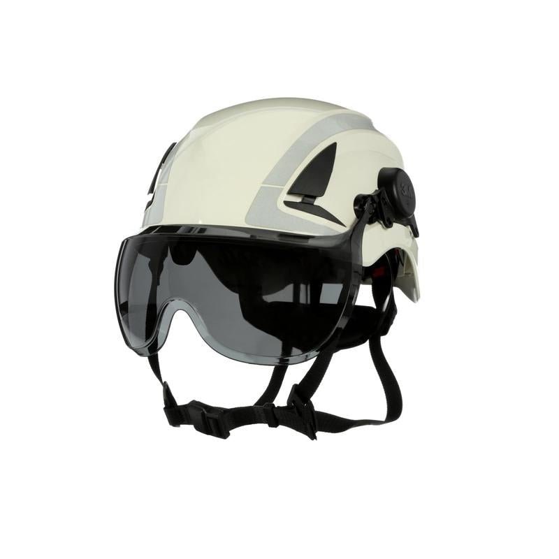 3M™ SecureFit™ rövid napellenző X5, X5000 és X5500 sorozatú keménykalapokhoz, szürke, párásodás-/karcolásgátló bevonat, polikarbonát, X5-SV02-CE | Csomag (1 db)