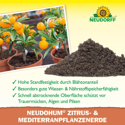 NeudoHum citrusfélék és mediterrán növények talaja