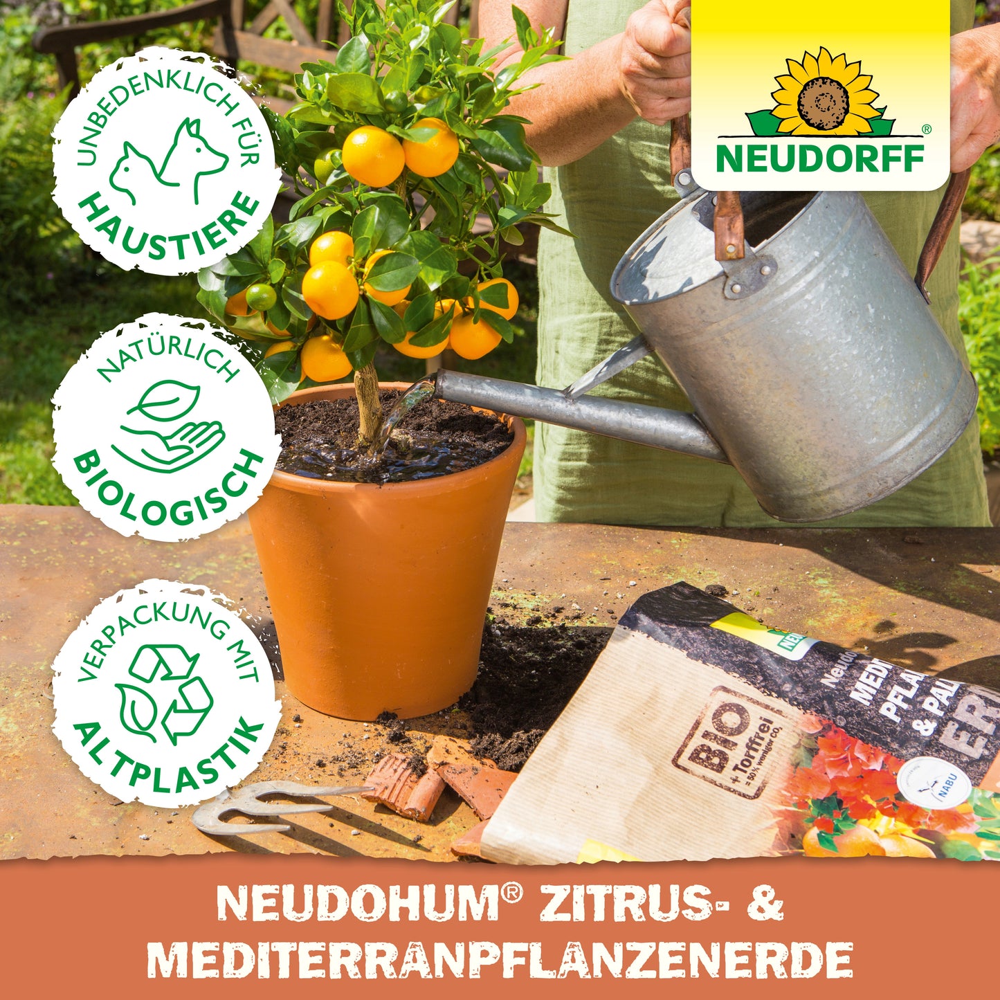 NeudoHum citrusfélék és mediterrán növények talaja