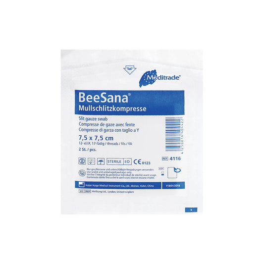 BeeSana® gézrés borogatás, steril, 12-szeres (50 db)