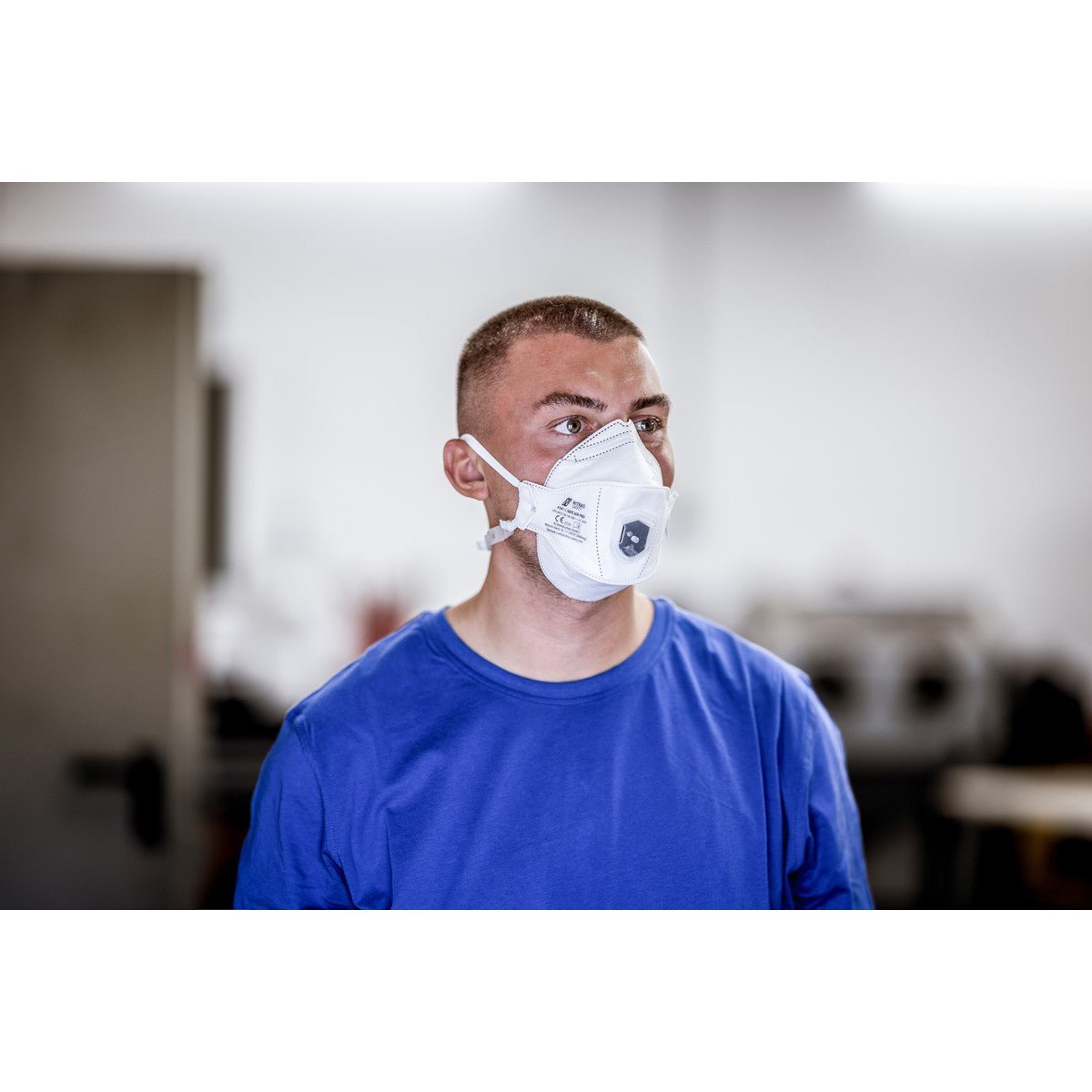 NITRAS SAFE AIR PRO, légzőmaszk, fehér, EN 149, doboz 15 db prémium minőség | Csomag (15 db)