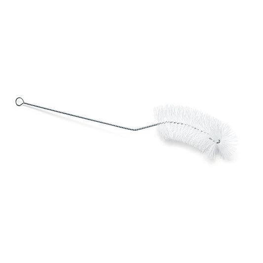 Die Nölle Profi Brush Tüllenbürste, 40/30 mm, 370 mm lang mit reiner Borste hat extra feste Borsten auf einem leicht gebogenen Metalldrahtgriff und eine Aufhängeöse, ideal zur Reinigung schwer zugänglicher Stellen.