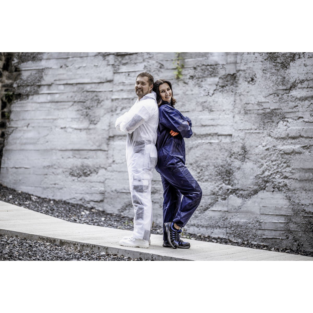 NITRAS PP, védőoverál, sötétkék