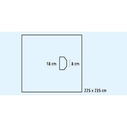 FD PP ENT/MKG kendő sk 225x235* 10x18* krepp vetülék | Csomag (8 db)