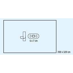 FD PP extremity kendő 200x320* 5x7* krepp pakolás | Csomag (11 db)